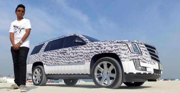 Rich Teenager From Dubai Has His Own Custom Made Yeezy Escalade