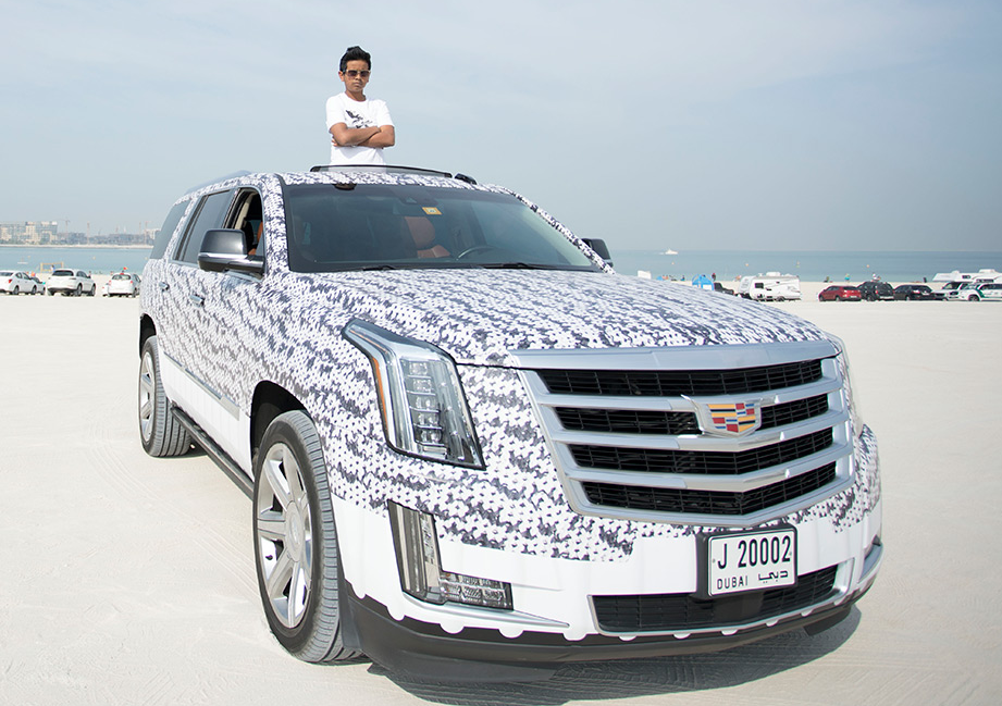 Rich Teenager From Dubai Has His Own Custom Made Yeezy Escalade