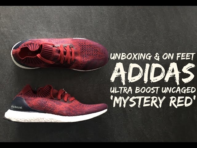 adidas Ultra Boost Uncaged "Mystery Red" HD Photos and Availability