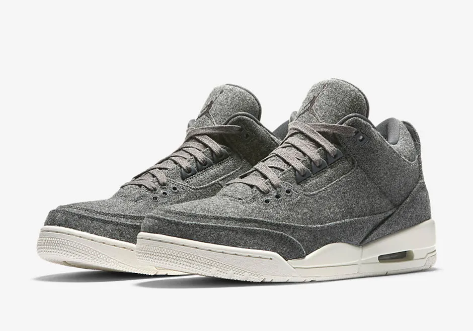 Air Jordan 3 "Wool" Release Date and HD Photoset