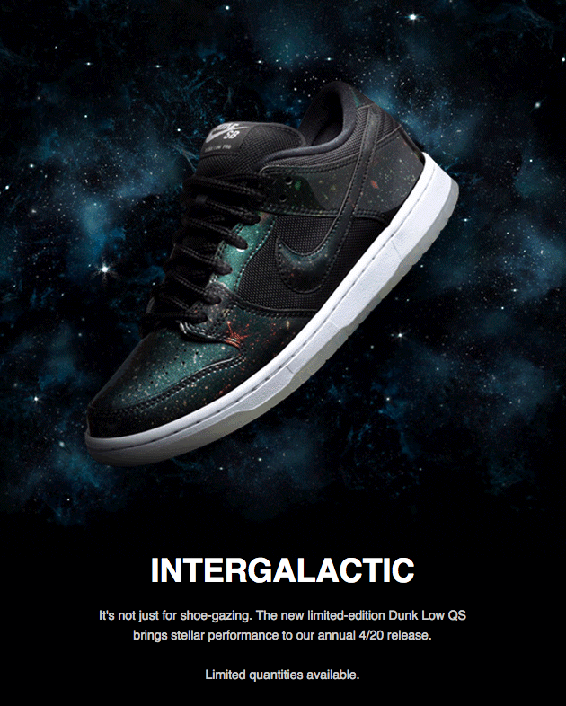 Nike SB Dunk Low "Intergalactic" Available Now In Store and Online