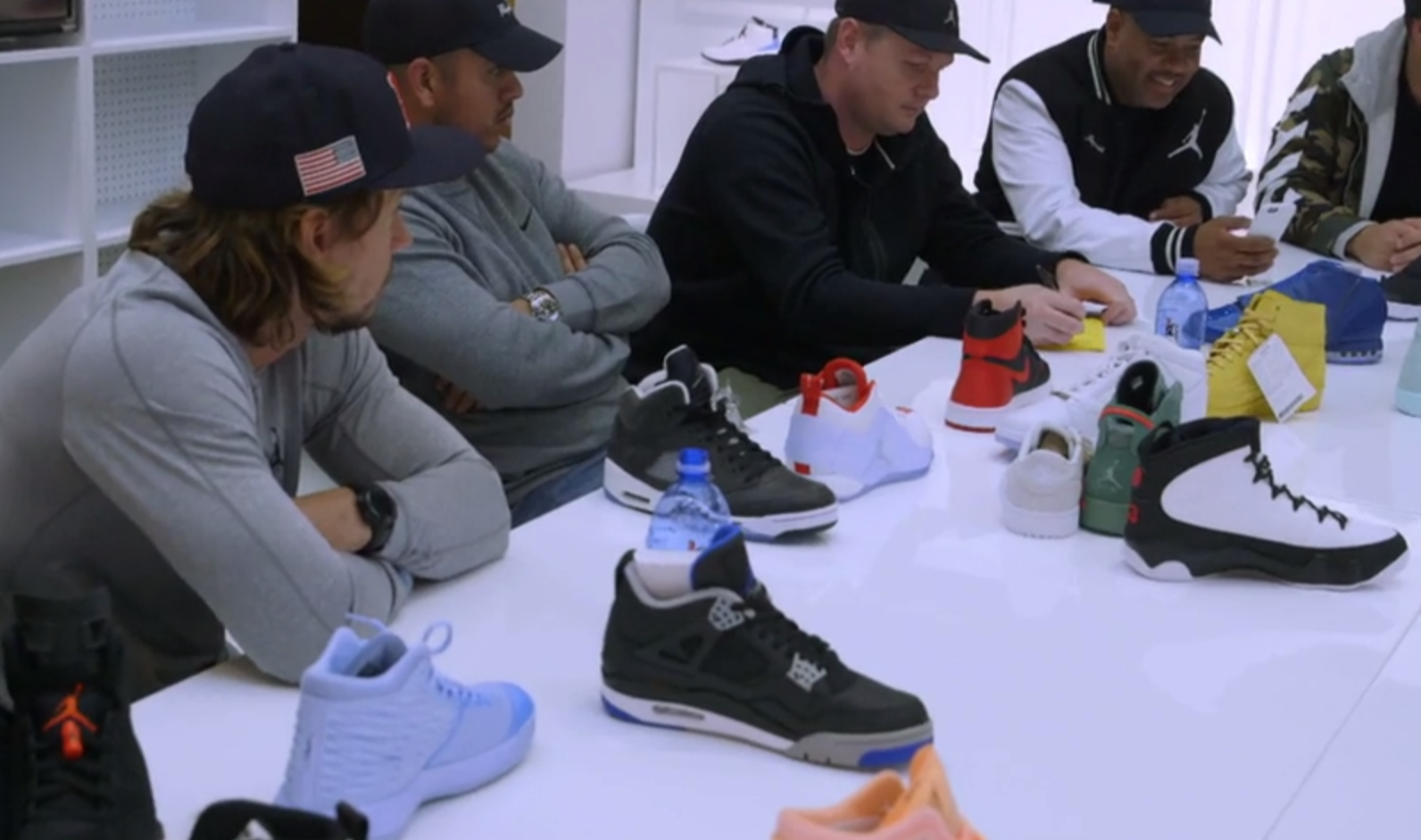Mark Wahlberg Gets a Look at Unreleased Jordan's at Nike HQ