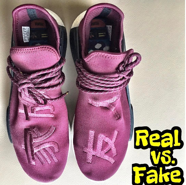 Real VS Fake: Pharrell Williams x adidas NMD