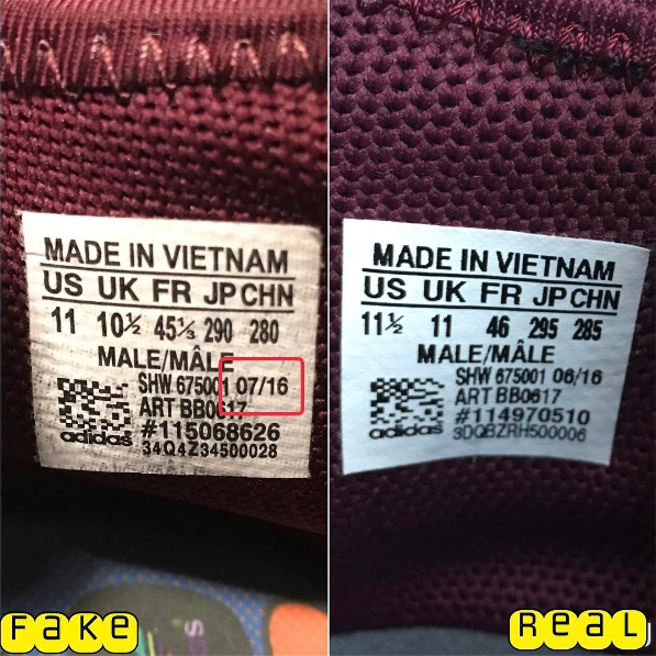 Real VS Fake: Pharrell Williams x adidas NMD