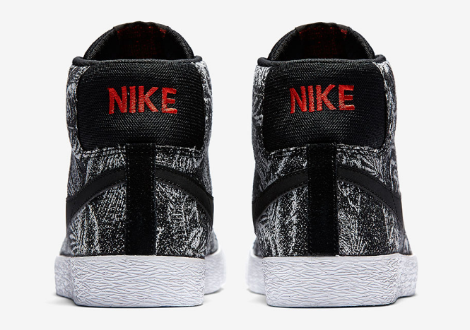Nike SB Blazer Leopard Black/White/Orange Release Date