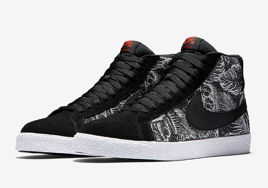 Nike SB Blazer Leopard Black/White/Orange Release Date