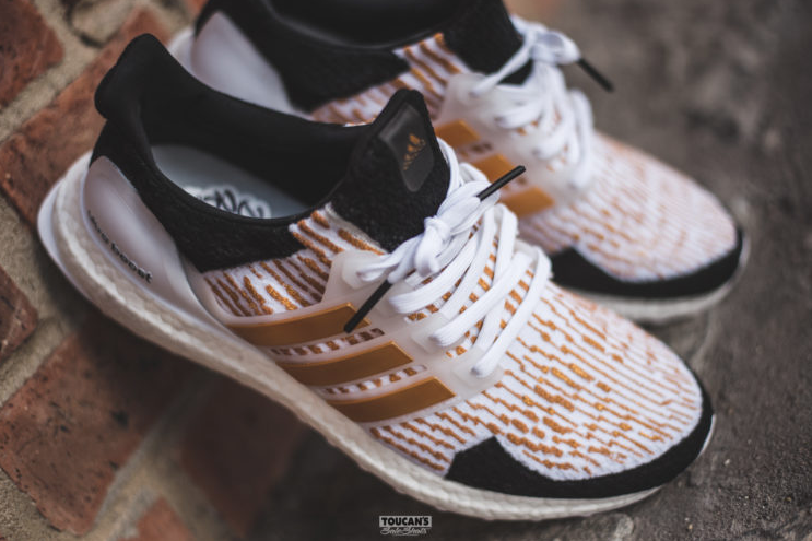 Dent Kicks Takes The Ultra Boost to New Heights In Gold