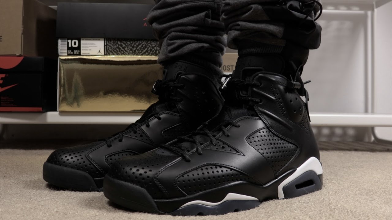 Air Jordan 6 "Black Cat" On Feet