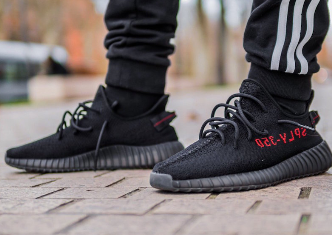 adidas Yeezy Boost V2 Black/Red Releasing Spring 2017