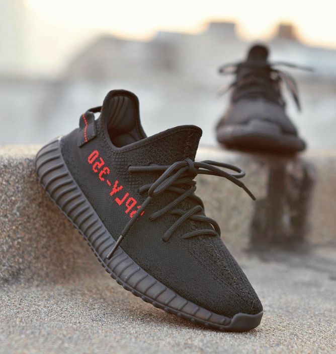adidas Yeezy Boost V2 Black/Red Releasing Spring 2017