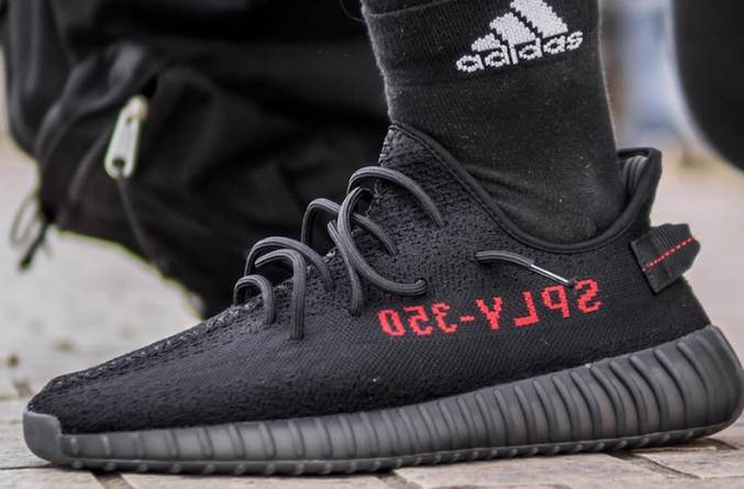 adidas Yeezy Boost V2 Black/Red Releasing Spring 2017