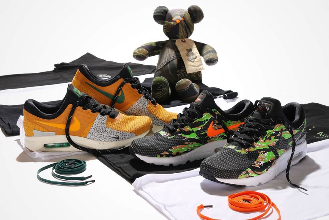 The ATMOS NikeiD Air Max Zero "Safari and "Camo" are Limited to 400 Pairs Each