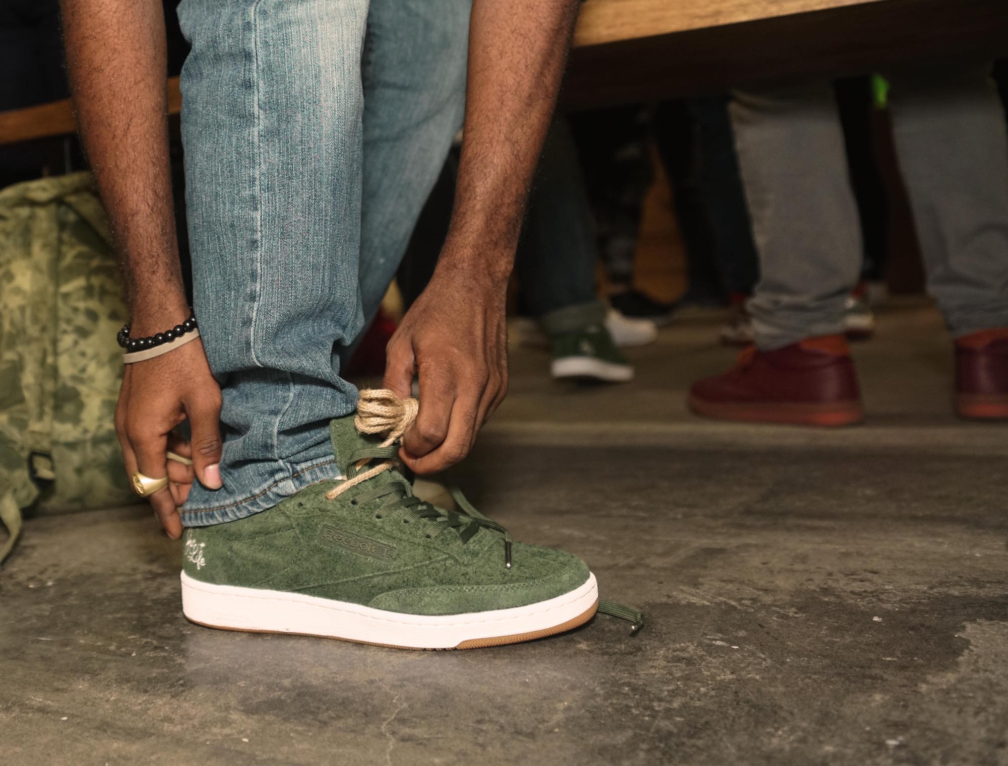 Reebok Classic and Curren$y launch the new Reebok Classic x Jet Life Club C 85 Sneaker at Sneaker Politics