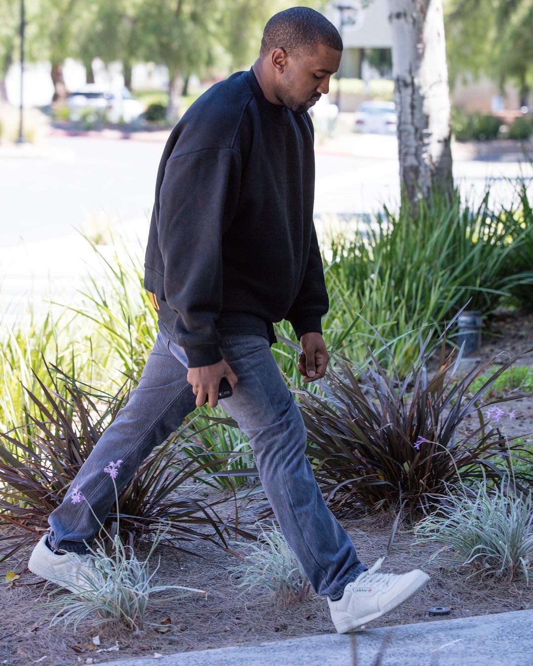 Kanye West Spotted Wearing Unreleased Adidas Yeezy Boost
