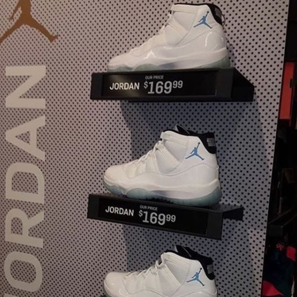 Air Jordan 11 "Legend Blue" Spotted in Nike Outlet On The Clearance Rack
